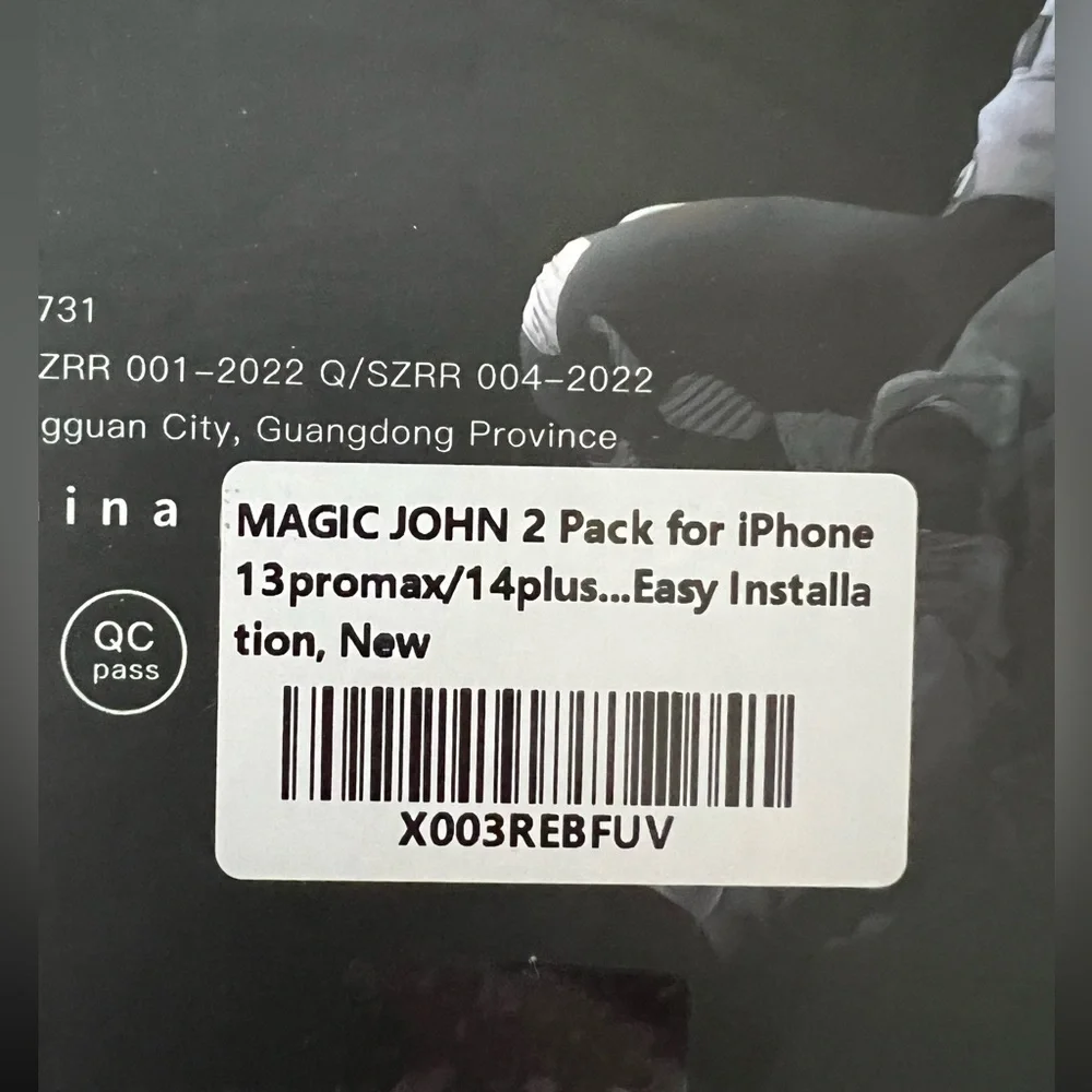 Glass screen protector - fits iPhone 13 pro max or iPhone‎ 14